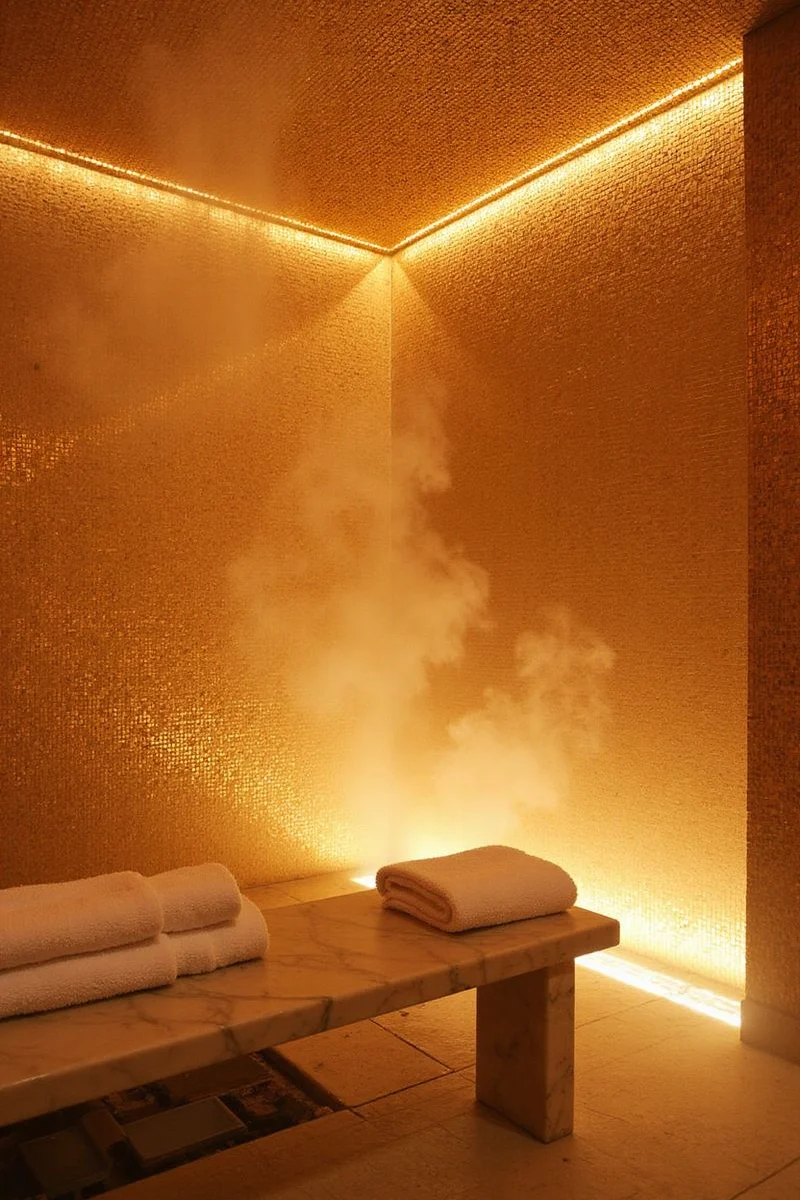 Hammam du spa privatif Prestigia Luxury