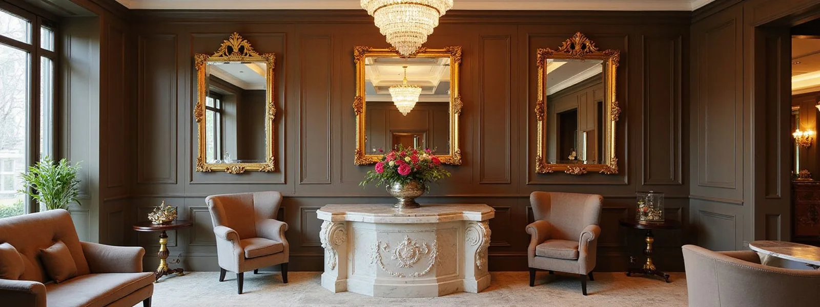 Intérieur raffiné de l'institut Prestigia Luxury