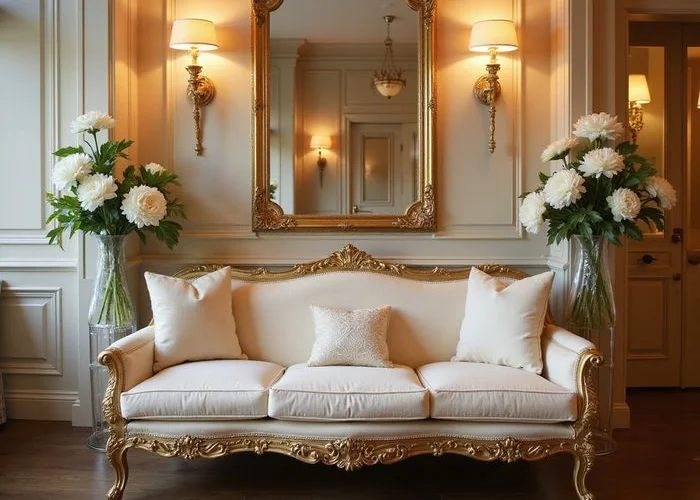 Salle de réception élégante de l'institut Prestigia Luxury